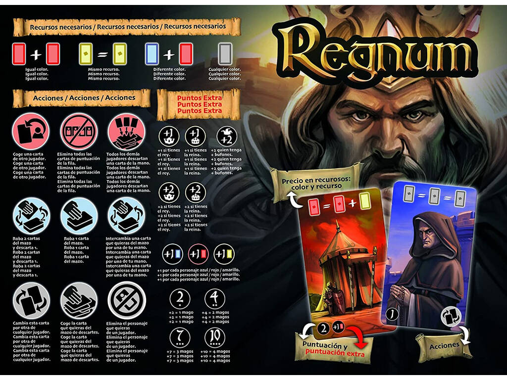 Gioco di carte Regnum Educa 18869