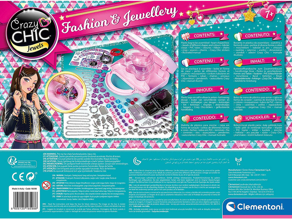 Bijoux de mode Crazy Chic Clementoni 18598