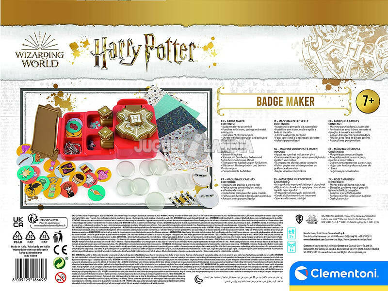 Harry Potter Macchina per fare spille Clementoni 18669