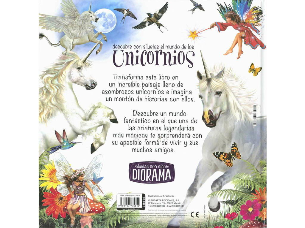 Découvrez avec les silhouettes de licornes Susaeta S3465002