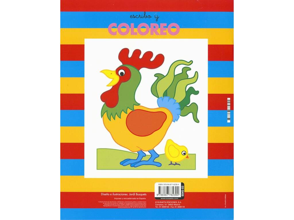 Escribo y Coloreo 3 Susaeta S6045003