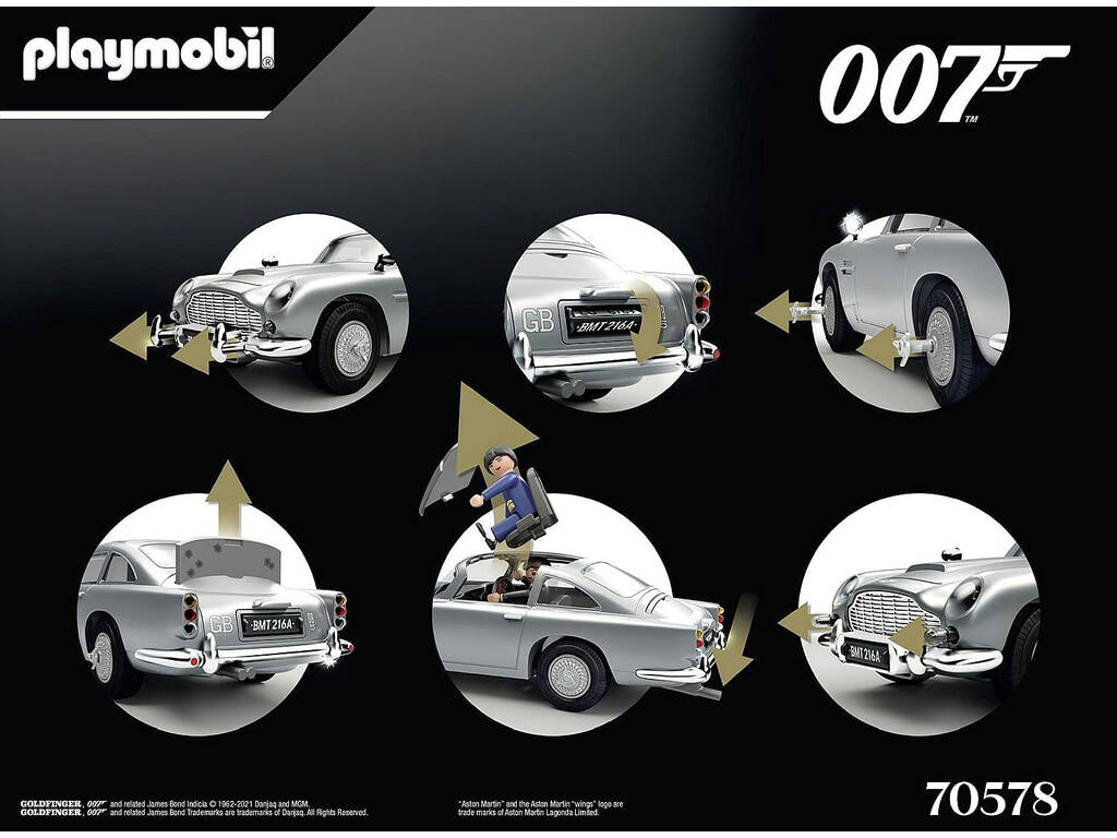 Playmobil James Bond 007 Aston Martin DB5 Edicion Goldfinger 70578