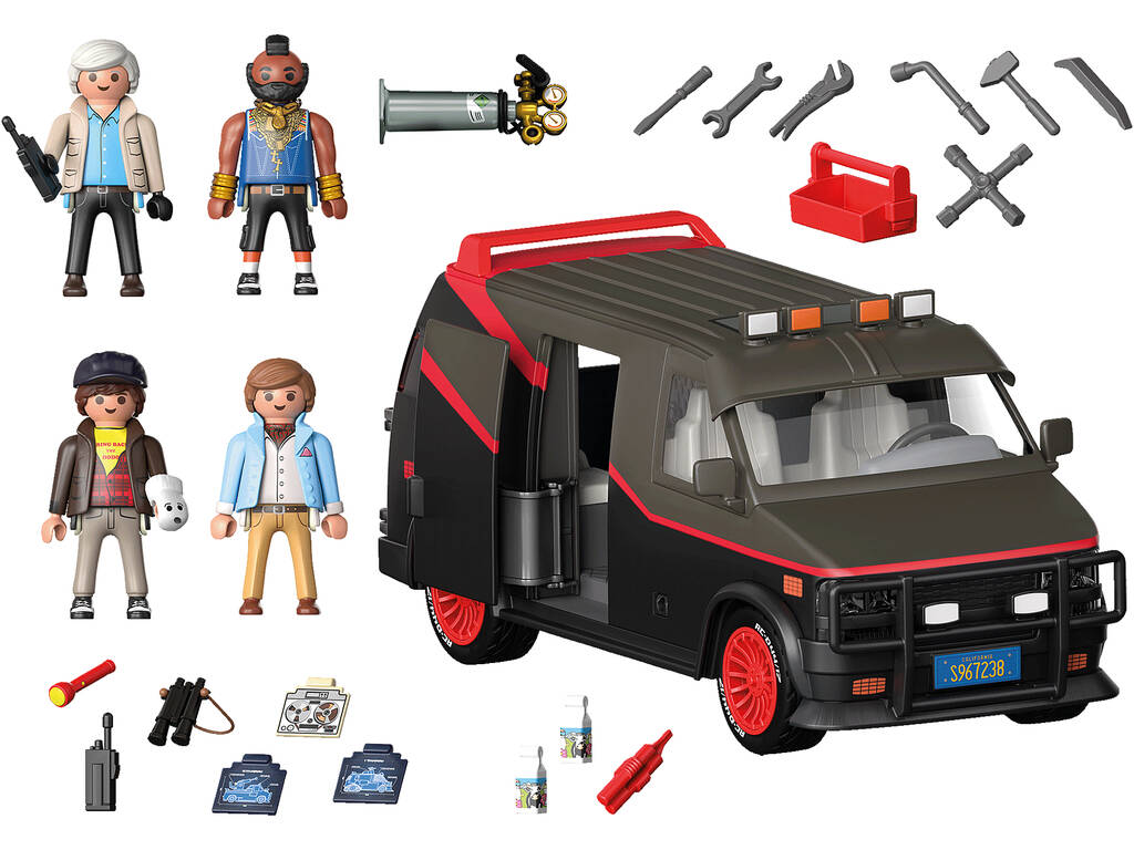 Playmobil Il furgone della Squadra A 70750