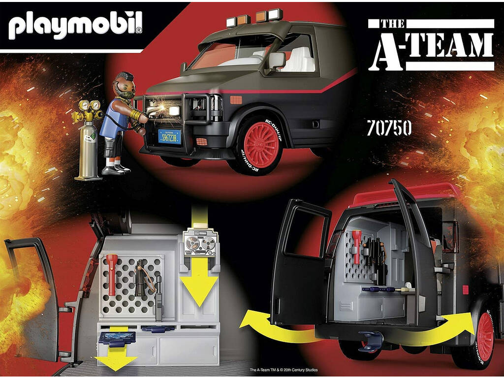 Playmobil Il furgone della Squadra A 70750