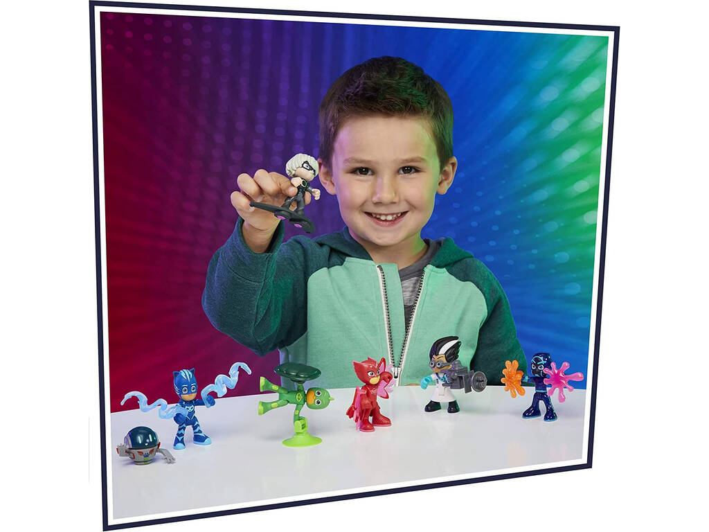 PJ Masks Pack Deluxe 6 Eroi e Cattivi Hasbro F2096