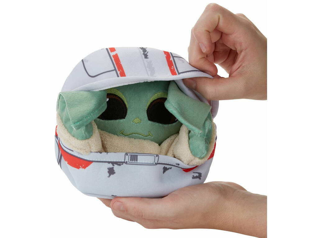 Star Wars The Mandalorian Baby Yoda Peluche Transformable Hasbro F2851