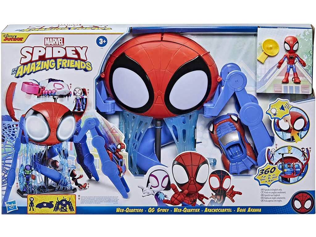 Spiderman Webquartier Spidey And His Amazing Friends Hasbro F1461
