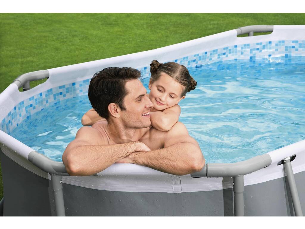 Piscine Hors-Sol Ovale Power Style 305x200x84 cm. Bestway 5614A