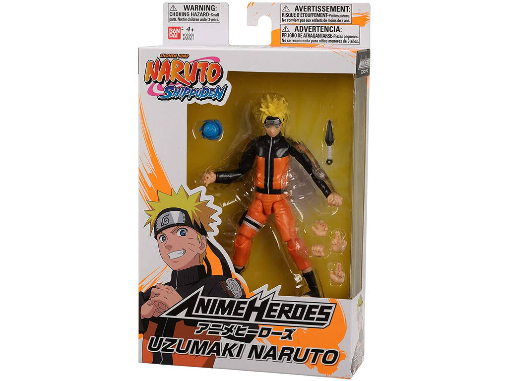 Figura Anime Heroes Naruto Bandai 36901