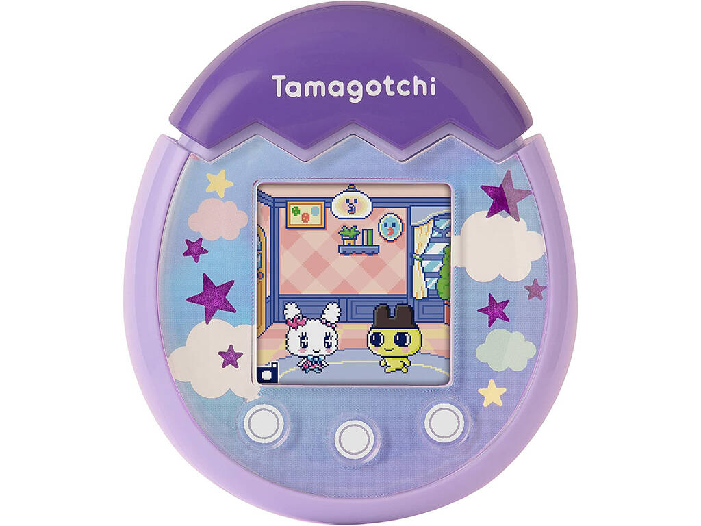 Tamagotchi Pix Morado Bandai 42902