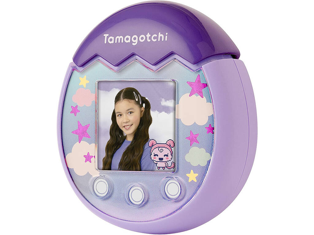Tamagotchi Pix Morado Bandai 42902