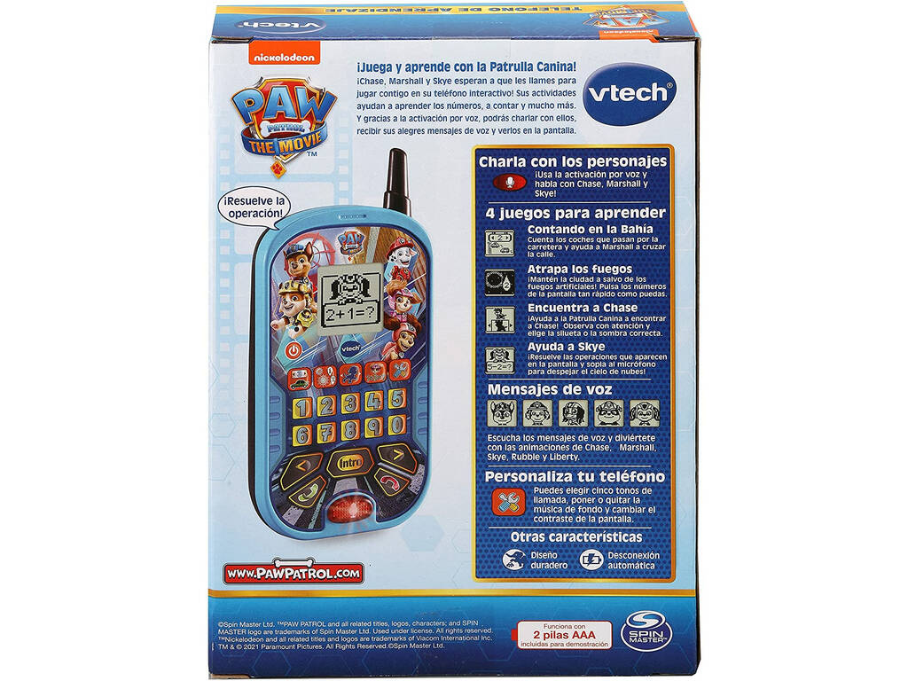 Paw Patrol Canine The Vtech Learning Phone 539322