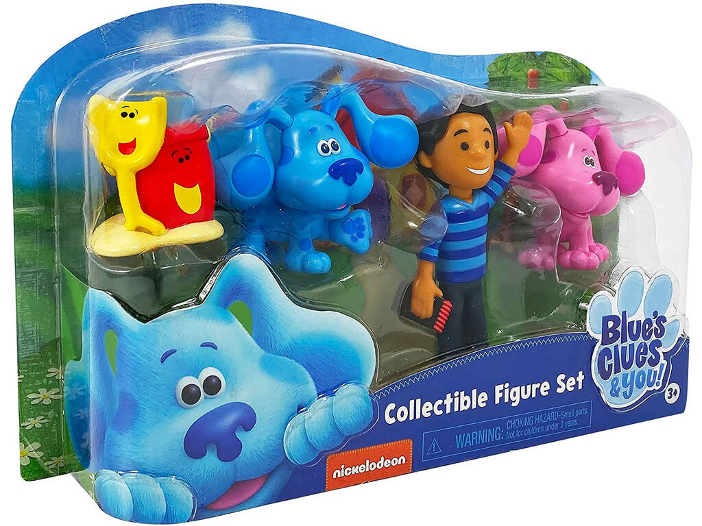 Les indices bleus et vous Pack 4 Famosa Figures BLU04000