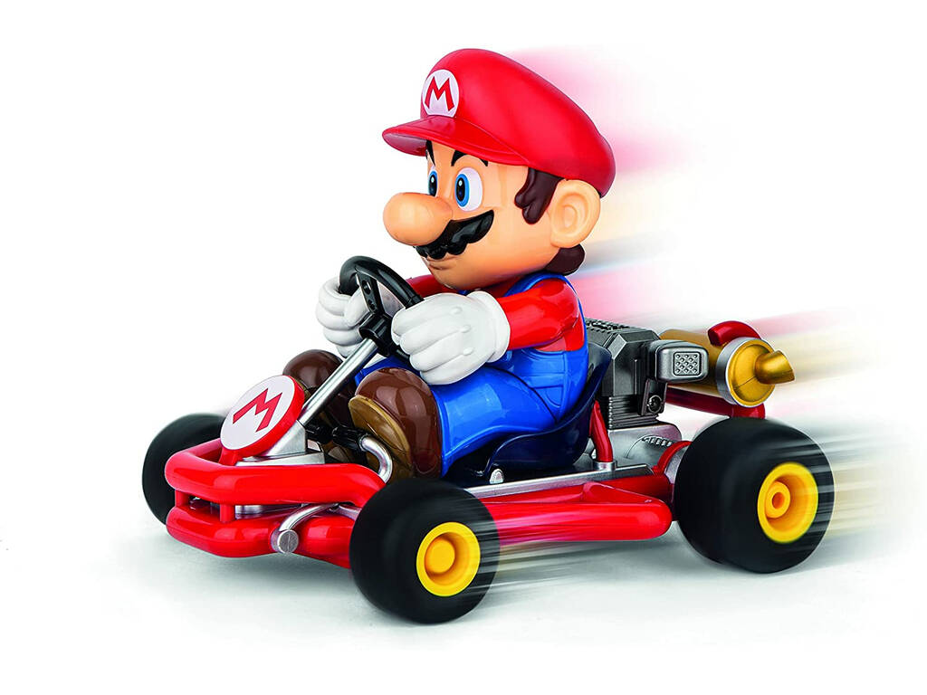 Radiocomando 1:18 Mario Kart Pipe Cart Carrera 200989
