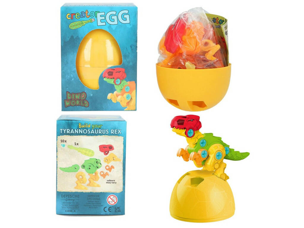Dino World Depesche Construction Egg 11656
