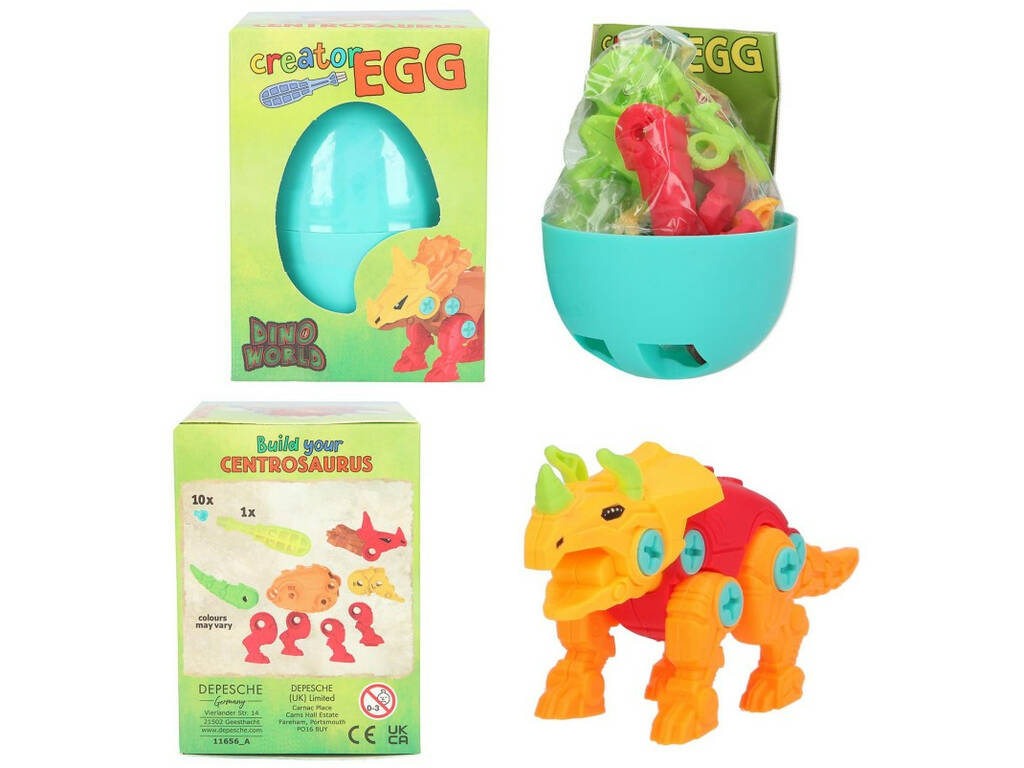 Dino World Depesche Construction Egg 11656