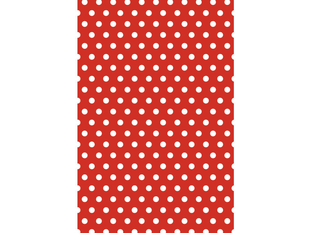 Papier d'emballage cadeau Polka Dots Deluxe 70x200 cm.