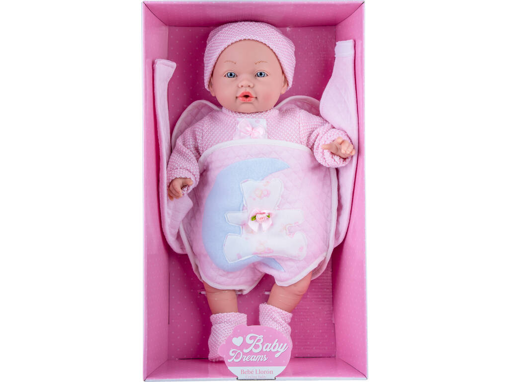 Poupée 40 cm Pleureuse avec porte-bébé Cucosito 3717