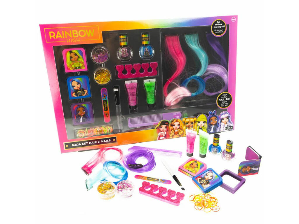 Set de coiffure Rainbow High Mega Magic Nice 97010