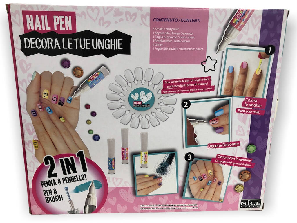 Set de stylos à ongles Décorez vos ongles Nice 2076