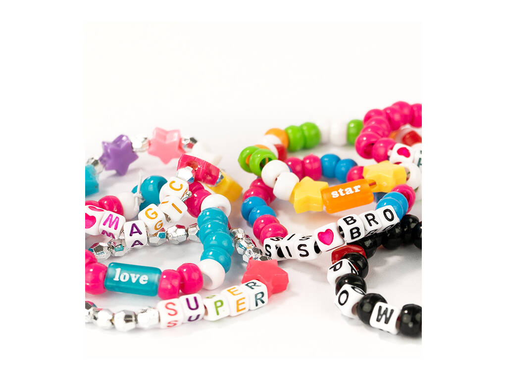 Crea Perline Jeu de bracelets 500 pièces Fluo Nice 87003