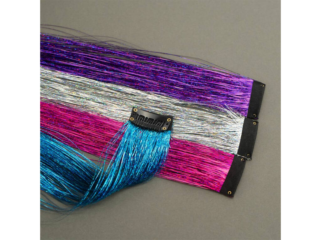 Set de cheveux arc-en-ciel très brillant Nice 97005