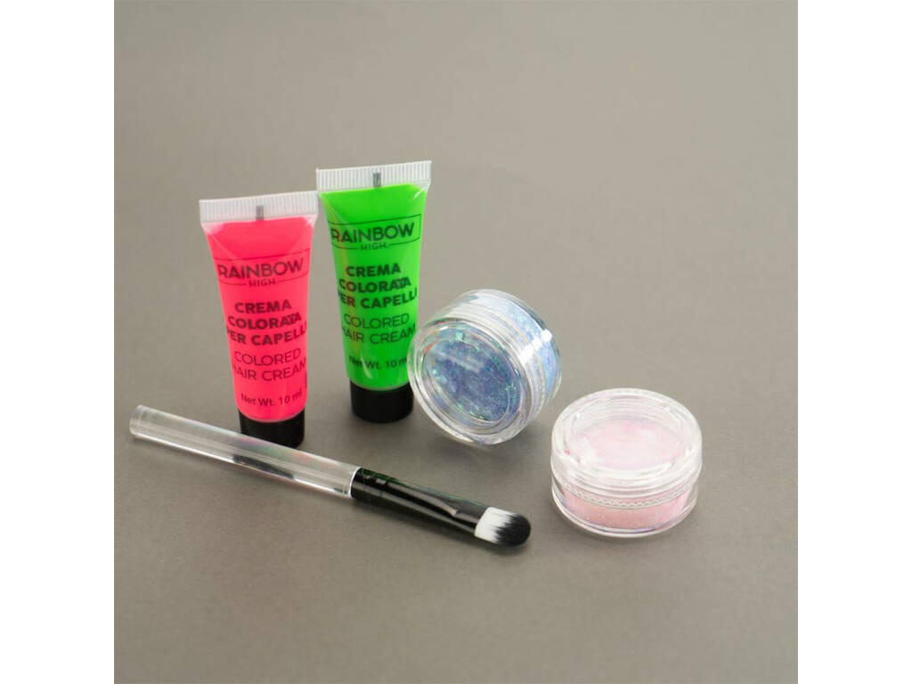 Set de cheveux arc-en-ciel très brillant Nice 97005