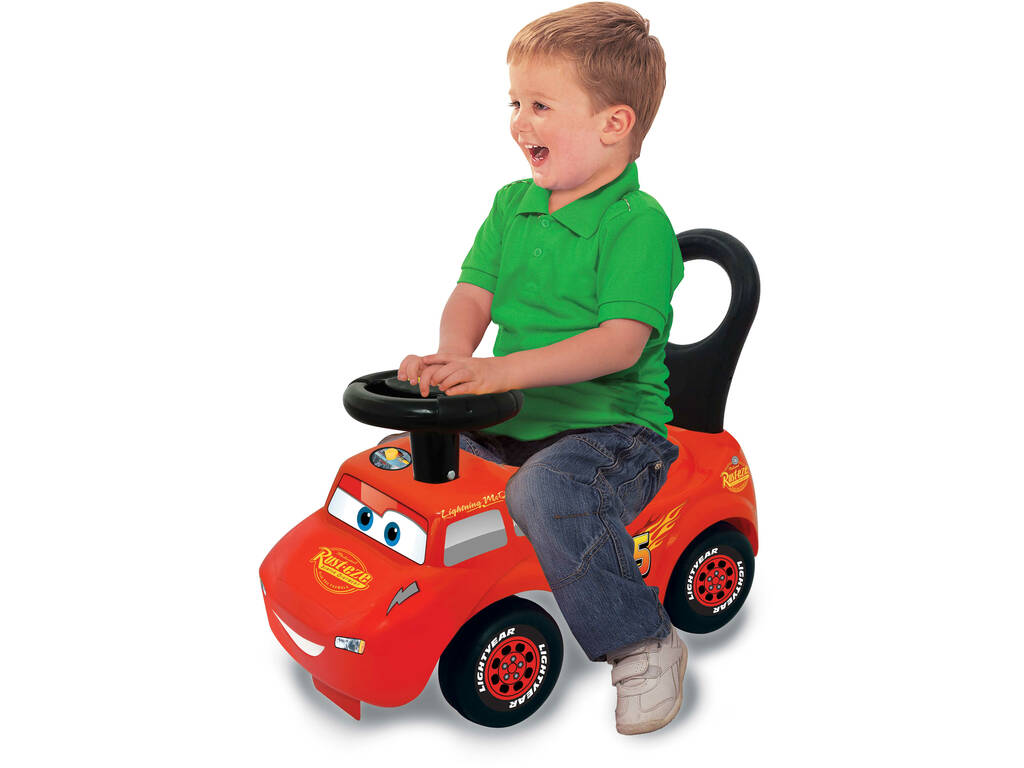 Cars Lightning McQueen avec son et lumière Ride-on Cars Kiddieland 50831