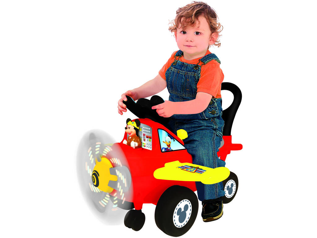 Cavalcabile Aereo Mickey Luci e Suoni Kiddieland 53561
