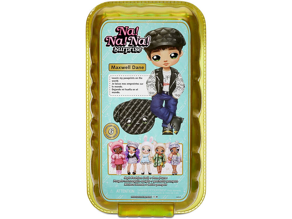 Na! Na! Na! Surprise 2 In 1 Glam Series Bambola Maxwell Dane MGA 575375