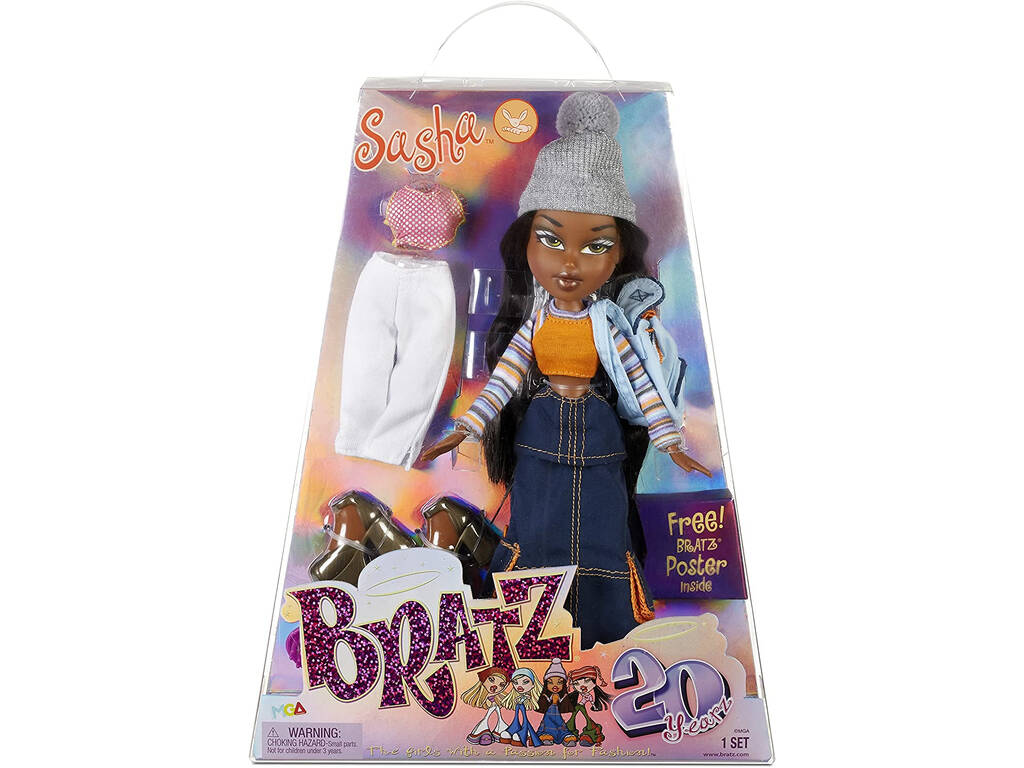 Bratz Boneca Sasha 20 Aniversário MGA 573449