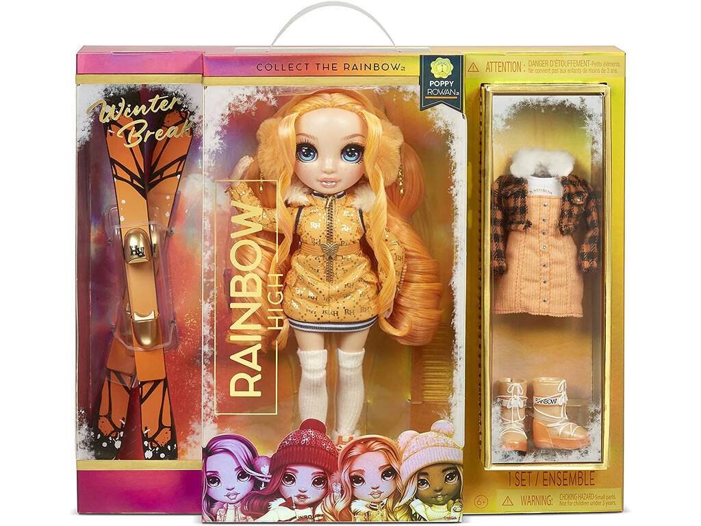 Rainbow High Winter Break Bambola Poppy Rowan MGA 574767