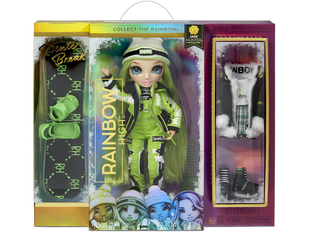 Rainbow High Winter Break Bambola Jade Hunter MGA 57481