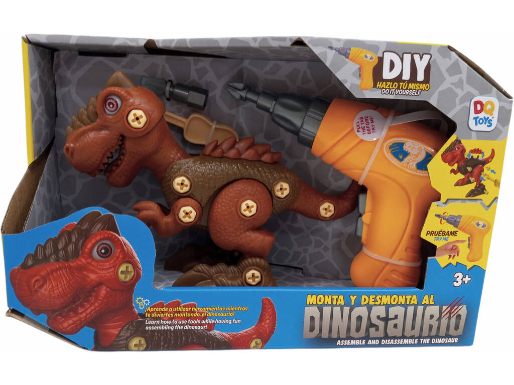 Set di assemblaggio dinosauro marrone