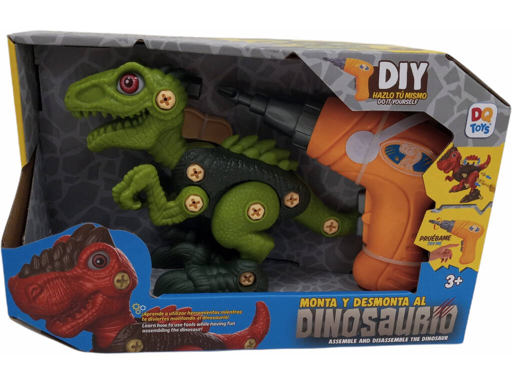Set di assemblaggio Dinosauro verde
