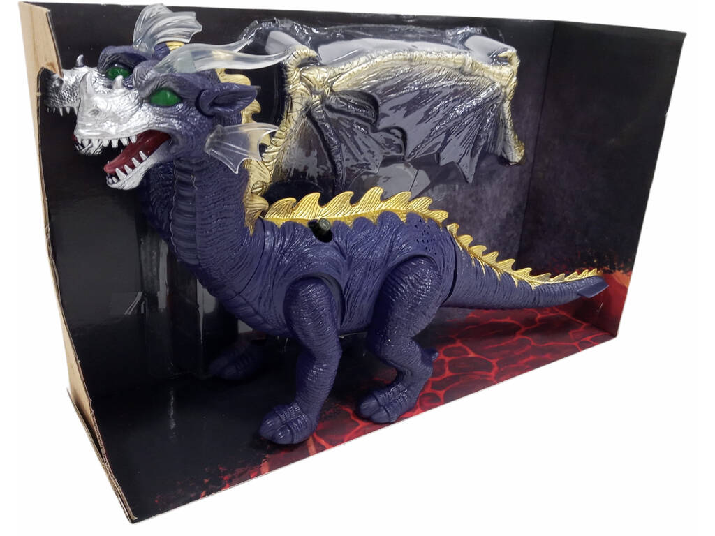 Dinosauro Lilla Camminante con Luce e Suono 
