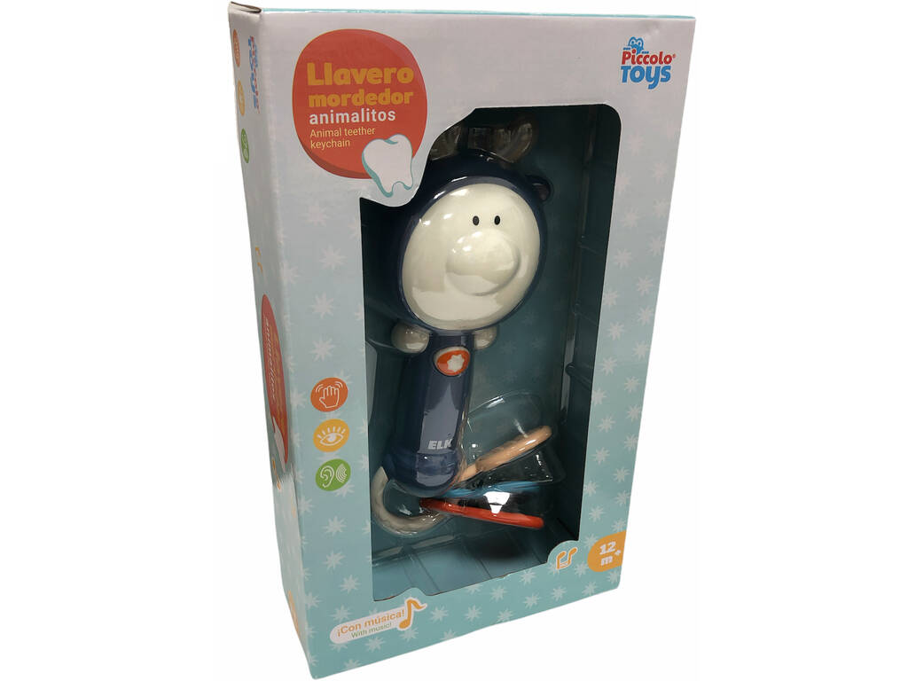Portachiavi Massaggiagengive per bambini Blue Luci e Suoni