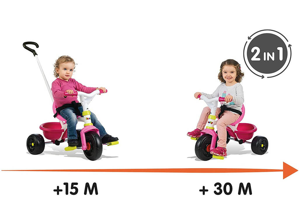 Tricycle Be Fun Rose Smoby 740322