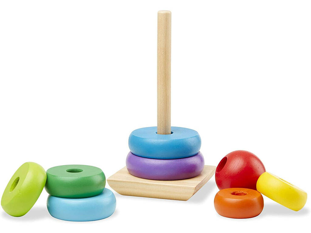 Melissa & Doug impilatore Multicolore Legno Toy Partner 10576