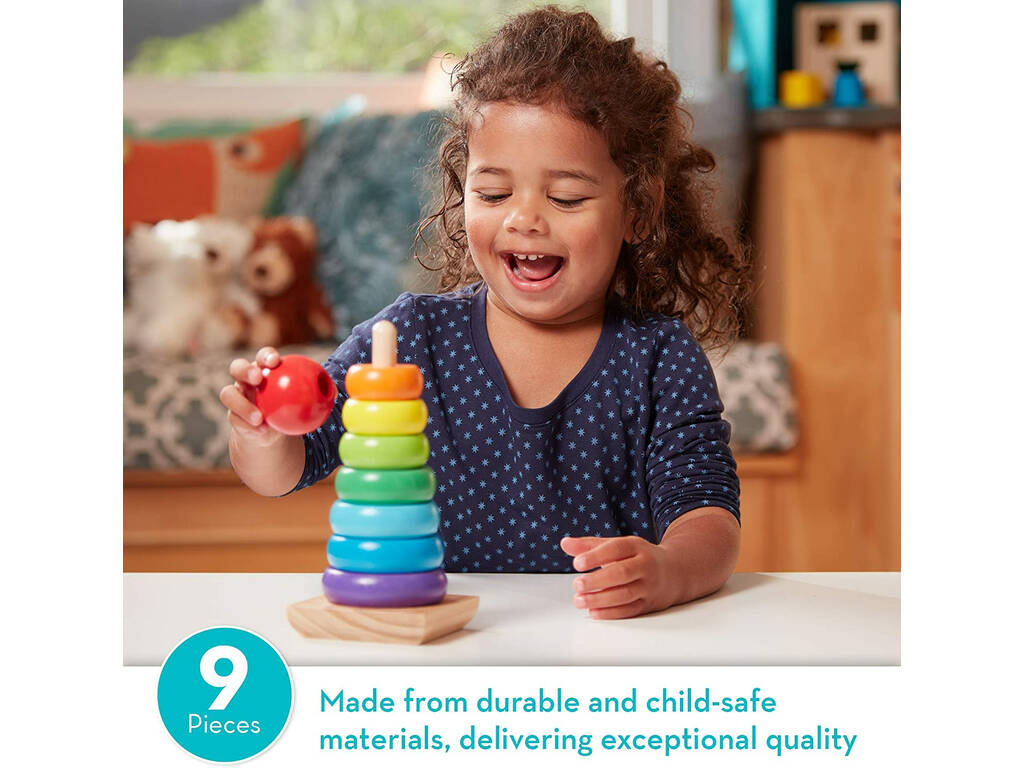 Melissa & Doug impilatore Multicolore Legno Toy Partner 10576