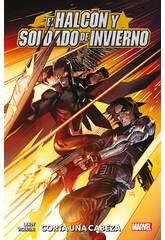 Le Faucon et le Soldat de l'Hiver coupent une tête 100x100 Marvel Panini 9788413346120