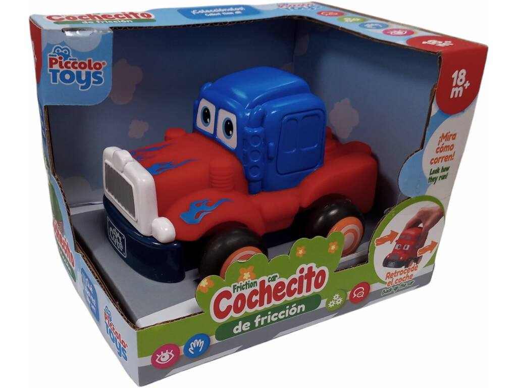 Voiture pour enfants Retrofriction Rouge et Bleu