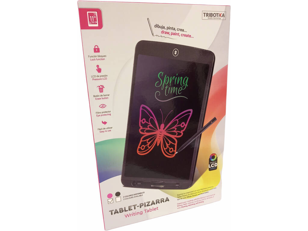 Tablet Pizarra con Pantalla LCD Rosa