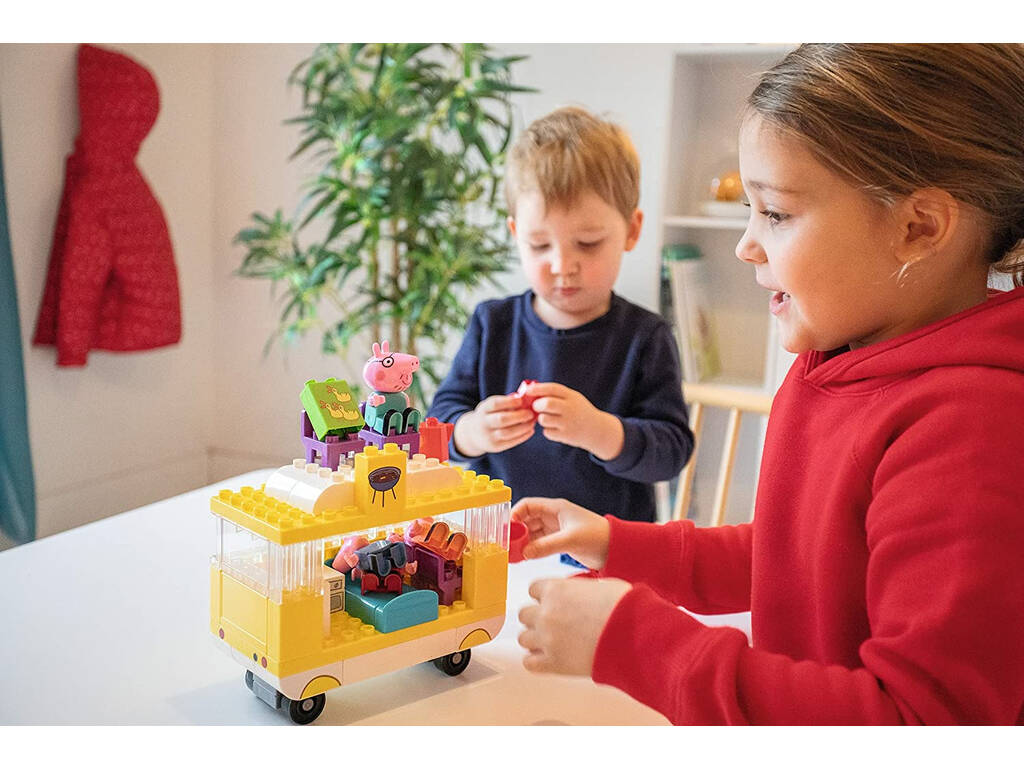 Peppa Pig Camper Van Blocchi Costruzione Set Simba 800057145
