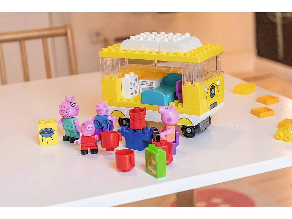 Peppa Pig Camper Van Blocchi Costruzione Set Simba 800057145