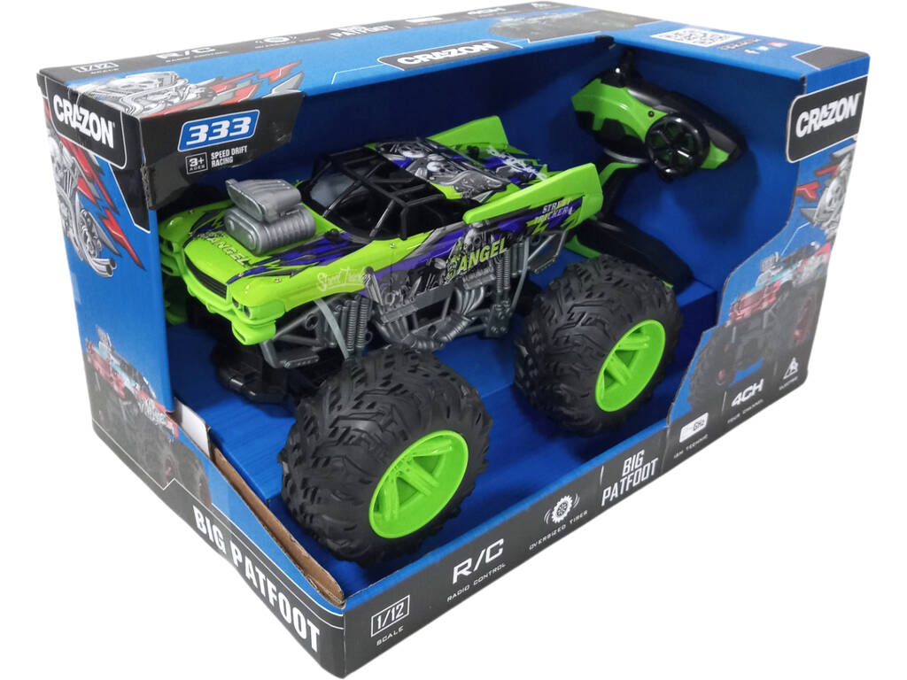 Radio Control Coche Cross Country Verde