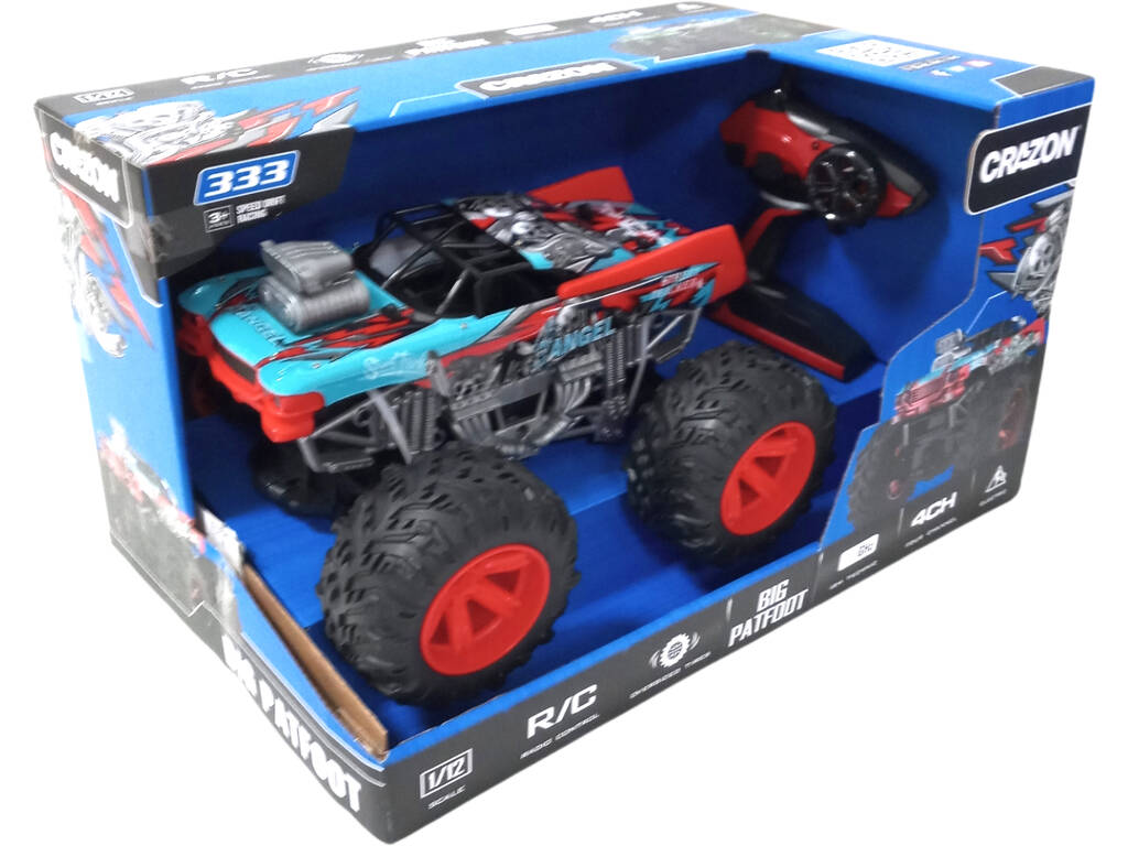 Radio Comando Auto Cross Country Rosso