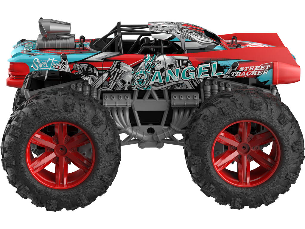 Radio Comando Auto Cross Country Rosso