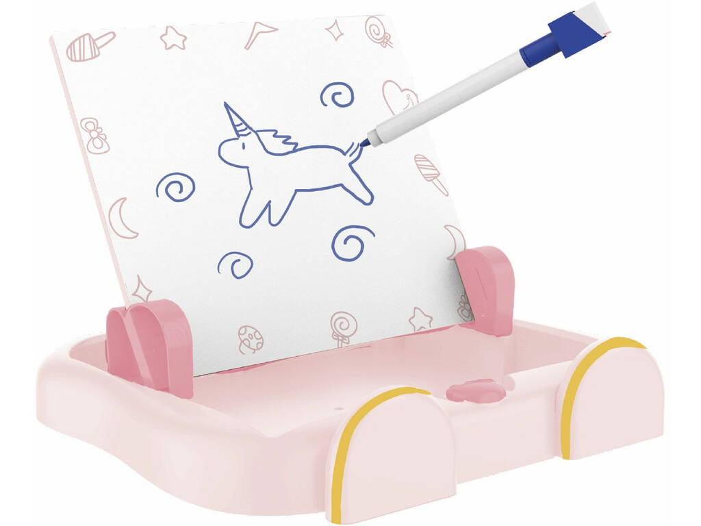Tableau magnétique Licorne Lettres 30x28 cm.