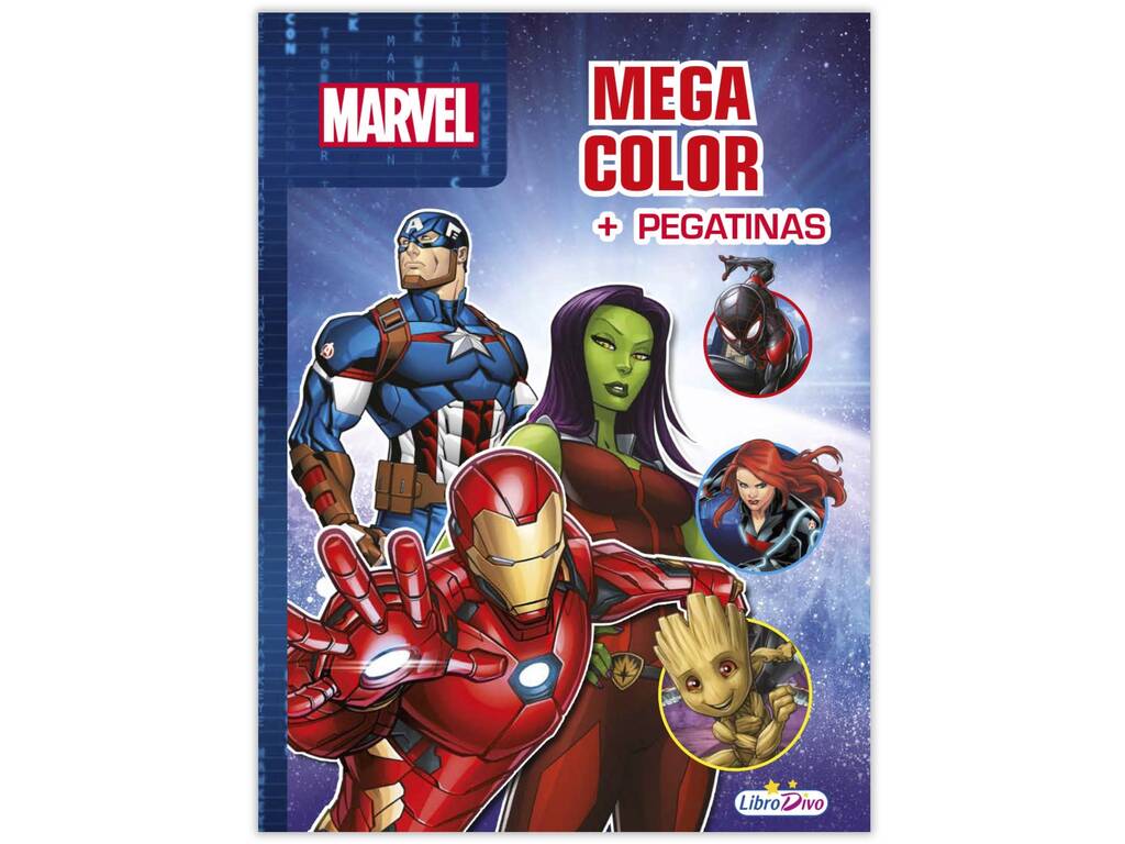 Megacolore Spiderman e i gli Avengers Ediciones Saldaña LD0903